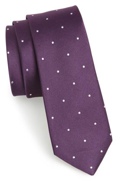 Ultra Violet Woven Silk Tie, The Tie Bar / SWAGGER Magazine