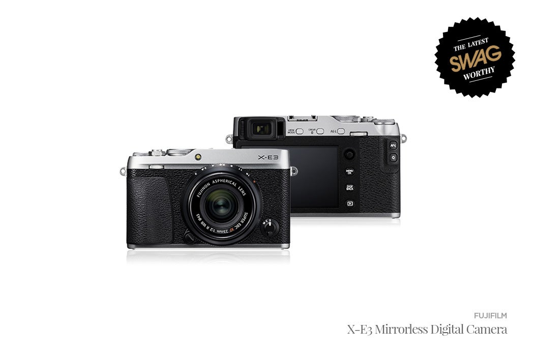 Fujifilm X-E3 Mirrorless Digital Camera - #SWAGWorthy Travel Essentials | SWAGGER Magazine