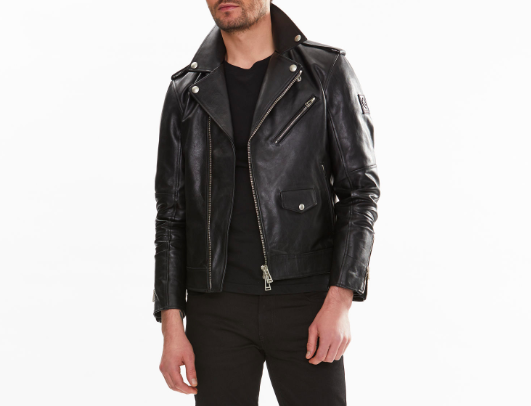 Belstaff Sidmouth Biker Leather Jacket in Black | SWAGGER Magazine
