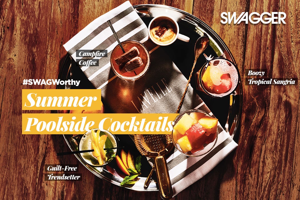 #SwagWorthy Summer Poolside Cocktails - Flatlay - Lavelle Toronto | SWAGGER Magazine