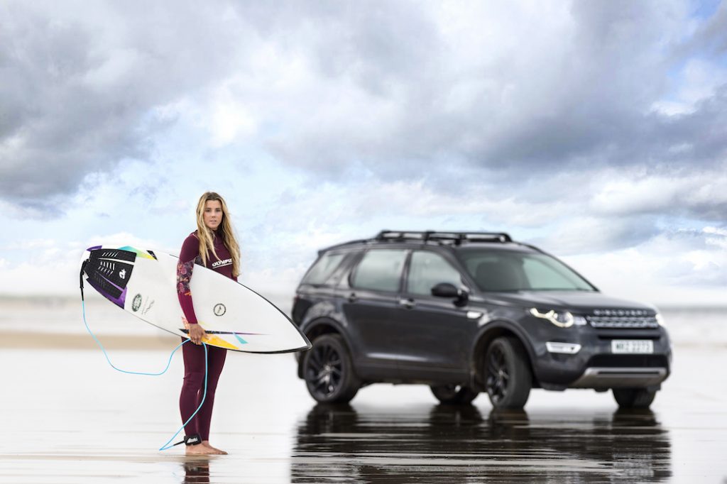 Jaguar Land Rover Surfboard ft Lucy Campbell