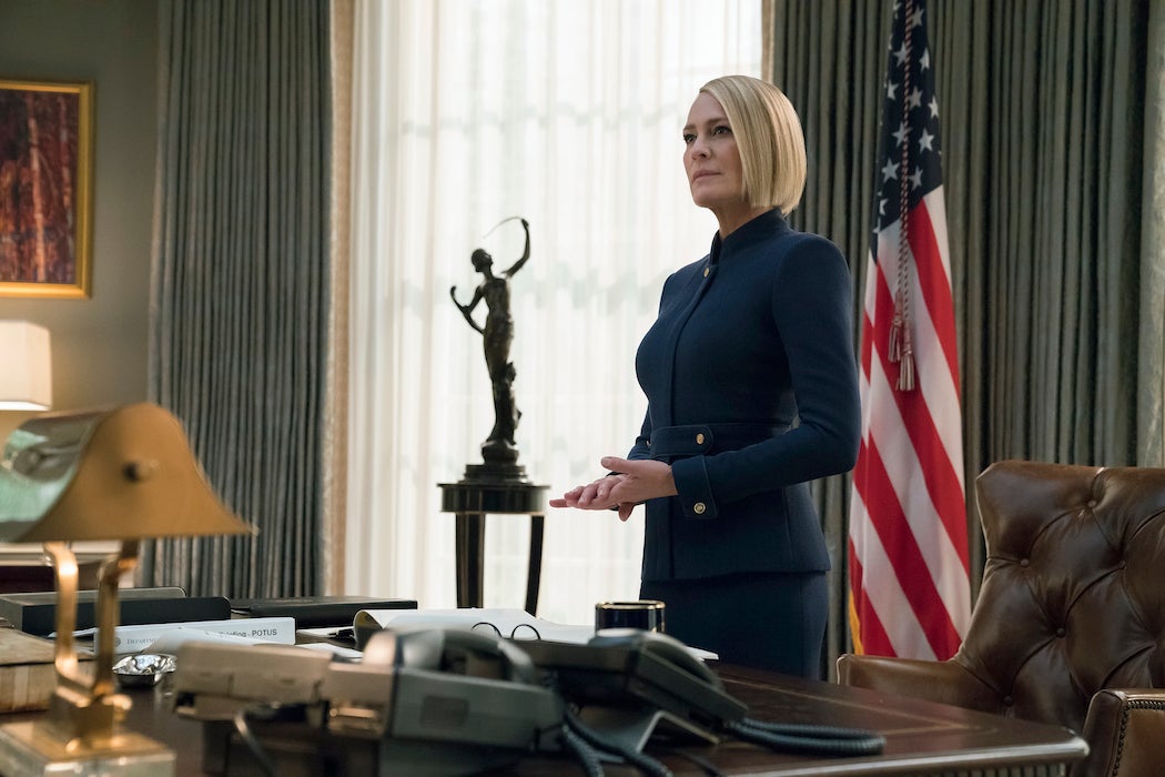 Robin Wright in Netflix's Final Season of The House of Cards | SWAGGER Magazine