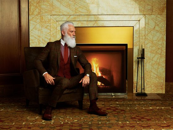 Original Fashion Santa Paul Mason - Swagger Magazine - Holiday Cover