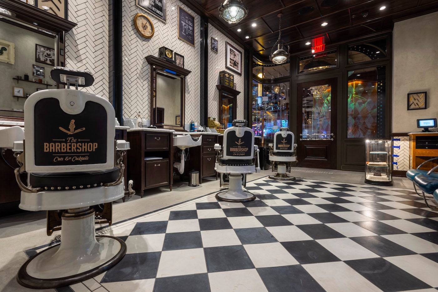 The Barbershop Cut and Cocktails at the Cosmopolitan Hotel in Las Vegas