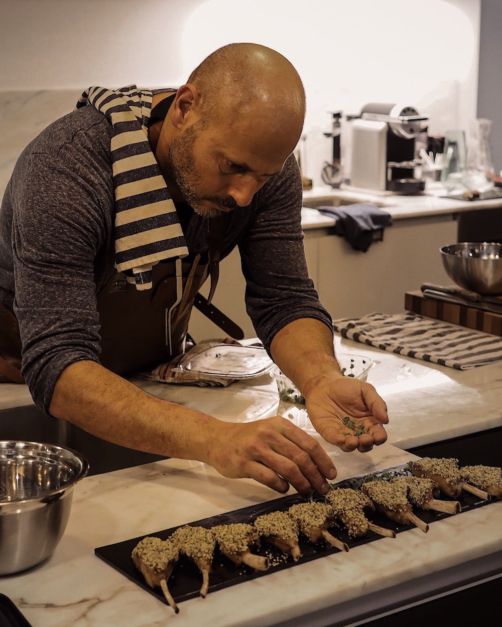 Pan-seared culottes food dinner chef jordan wagman