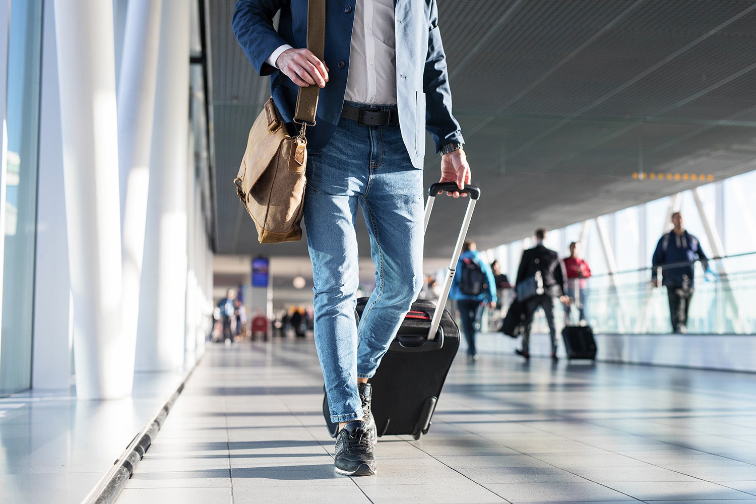 Airport shoulder bag on sale