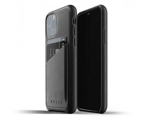 Mujjo Black Leather iPhone 11 Pro Case