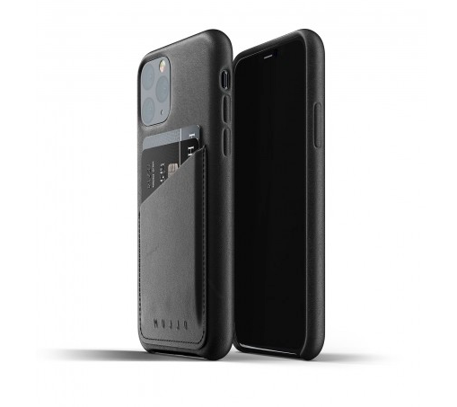 Mujjo Black Leather iPhone 11 Pro Case