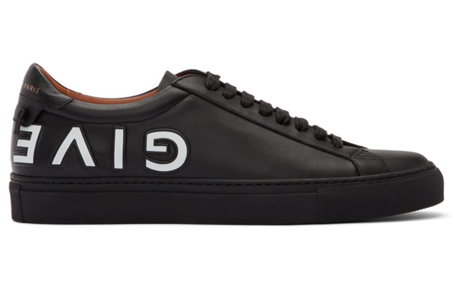 givenchy reverse sneakers in leather