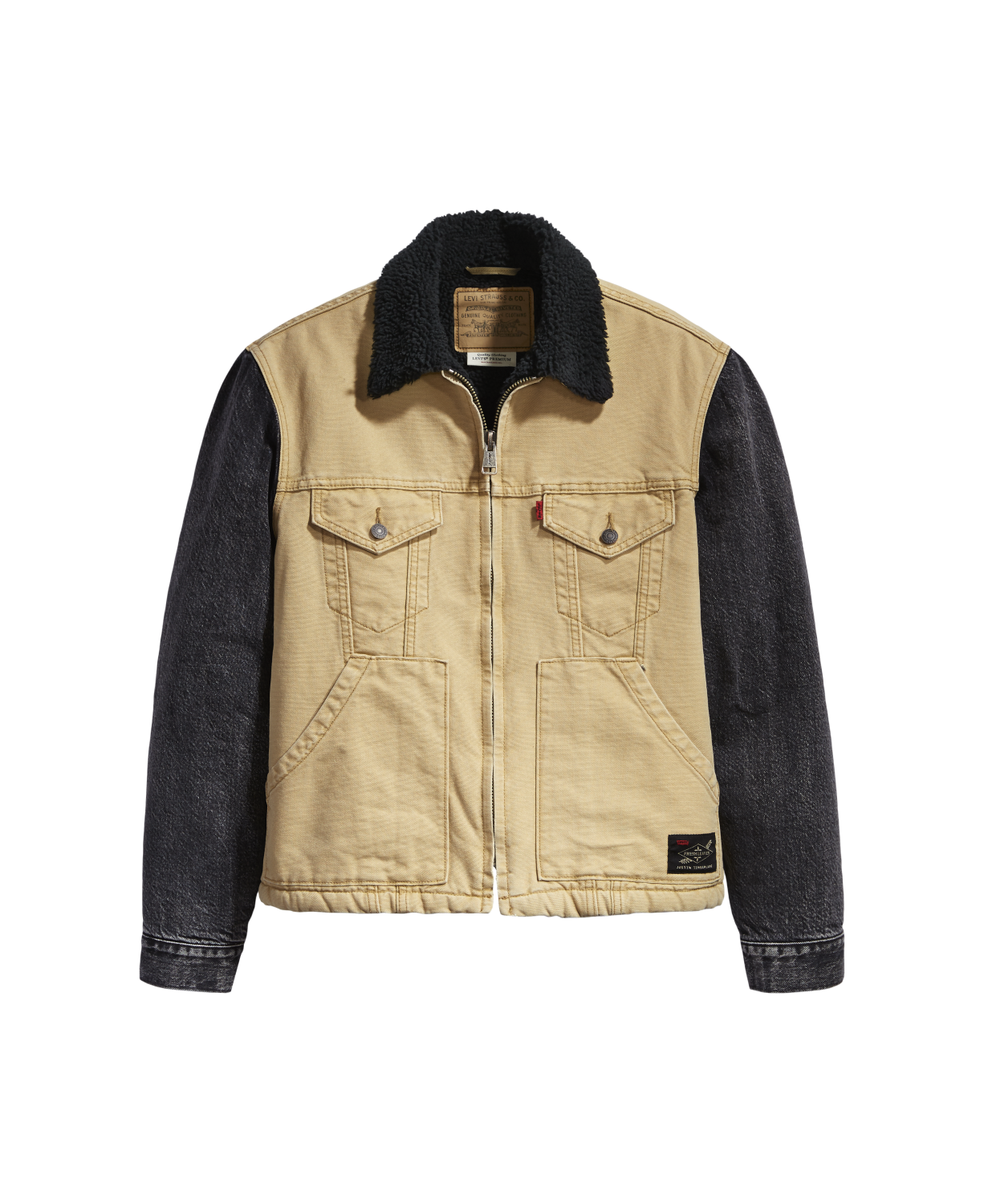 Levi's X Justin Timberlake Canvas Sherpa Trucker Jacket - $198 - SWAGGER  Magazine