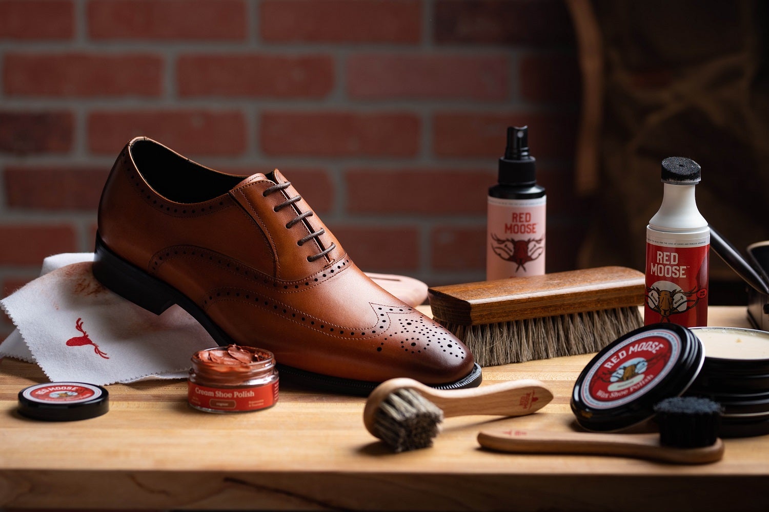  RED MOOSE Premium Boot and Shoe Cream Polish - Made in