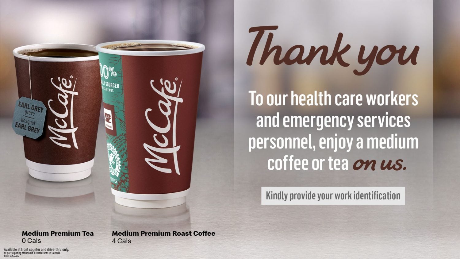Free shop coffee mcdonalds