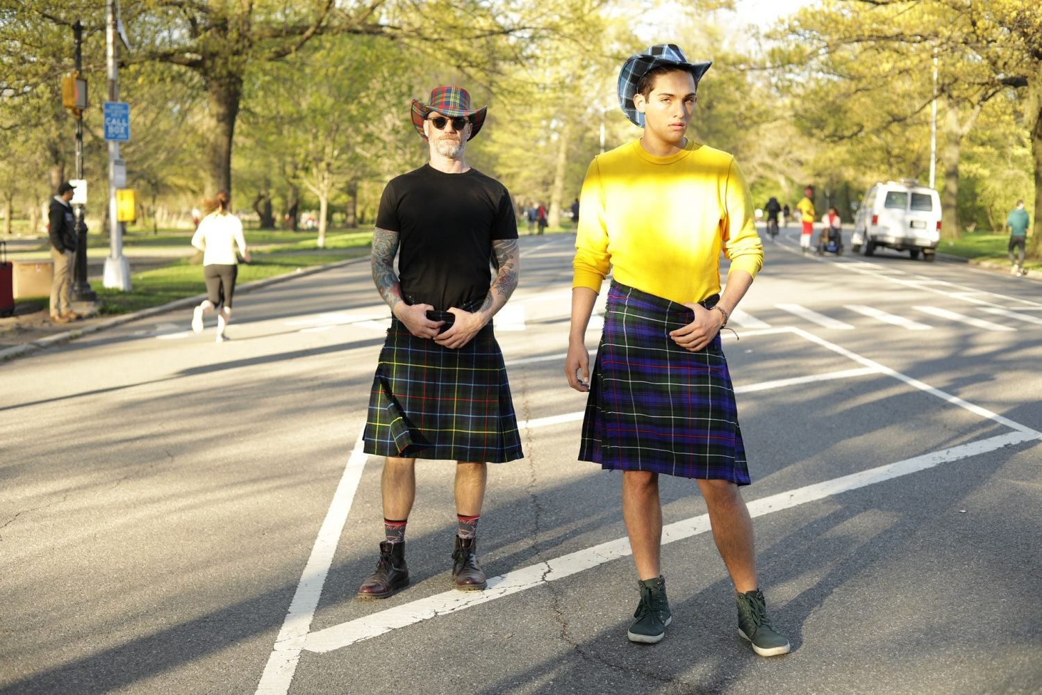 Casual sales kilt look