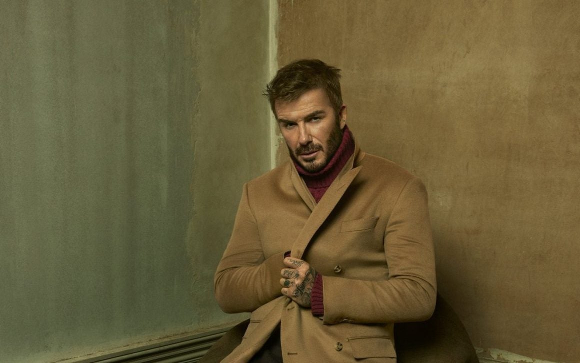 David Beckham Giacca Uomo In Vera Pelle Bovina Marrone Vintage - Slim Fit, Zip YKK, Ispirata Alle Moto TT
