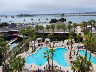 The view over Hyatt Regency Mission Bay 2