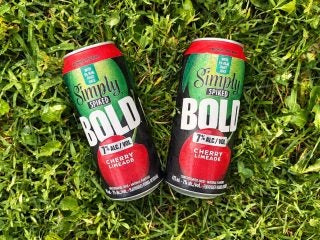Simply Spiked BOLD Cherry Limeade + Signature Lemonade